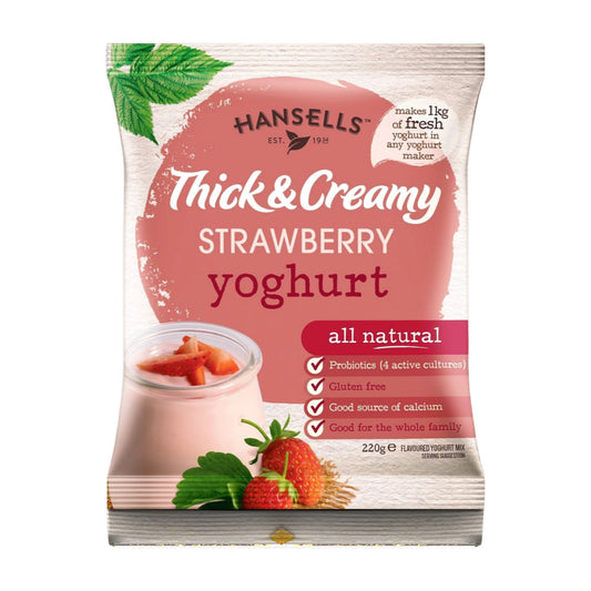 Thick & Creamy Strawberry Yoghurt x6 Sachets