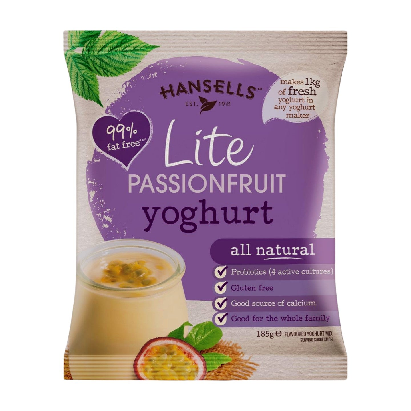 Lite Passionfruit Yoghurt x12 Sachets