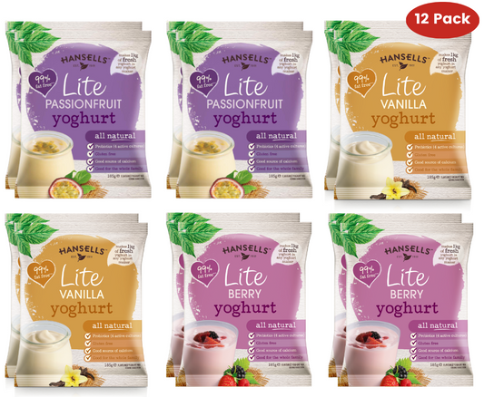 Lite Yoghurt - Mixed Pack x12 Sachets