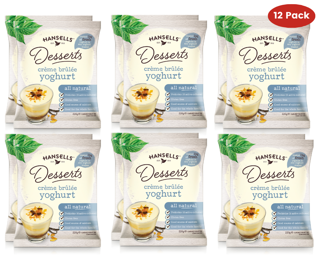 Crème Brûlée Yoghurt x12 Sachets