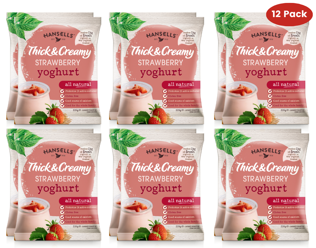 Thick & Creamy Strawberry Yoghurt x12 Sachets
