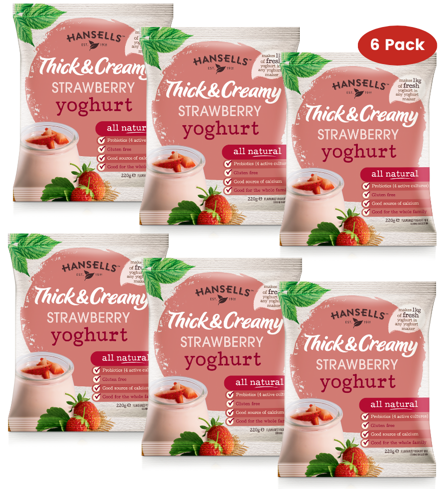 Thick & Creamy Strawberry Yoghurt x6 Sachets
