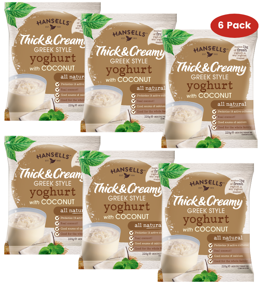 Thick & Creamy Coconut Yoghurt with Bits x6 Sachets