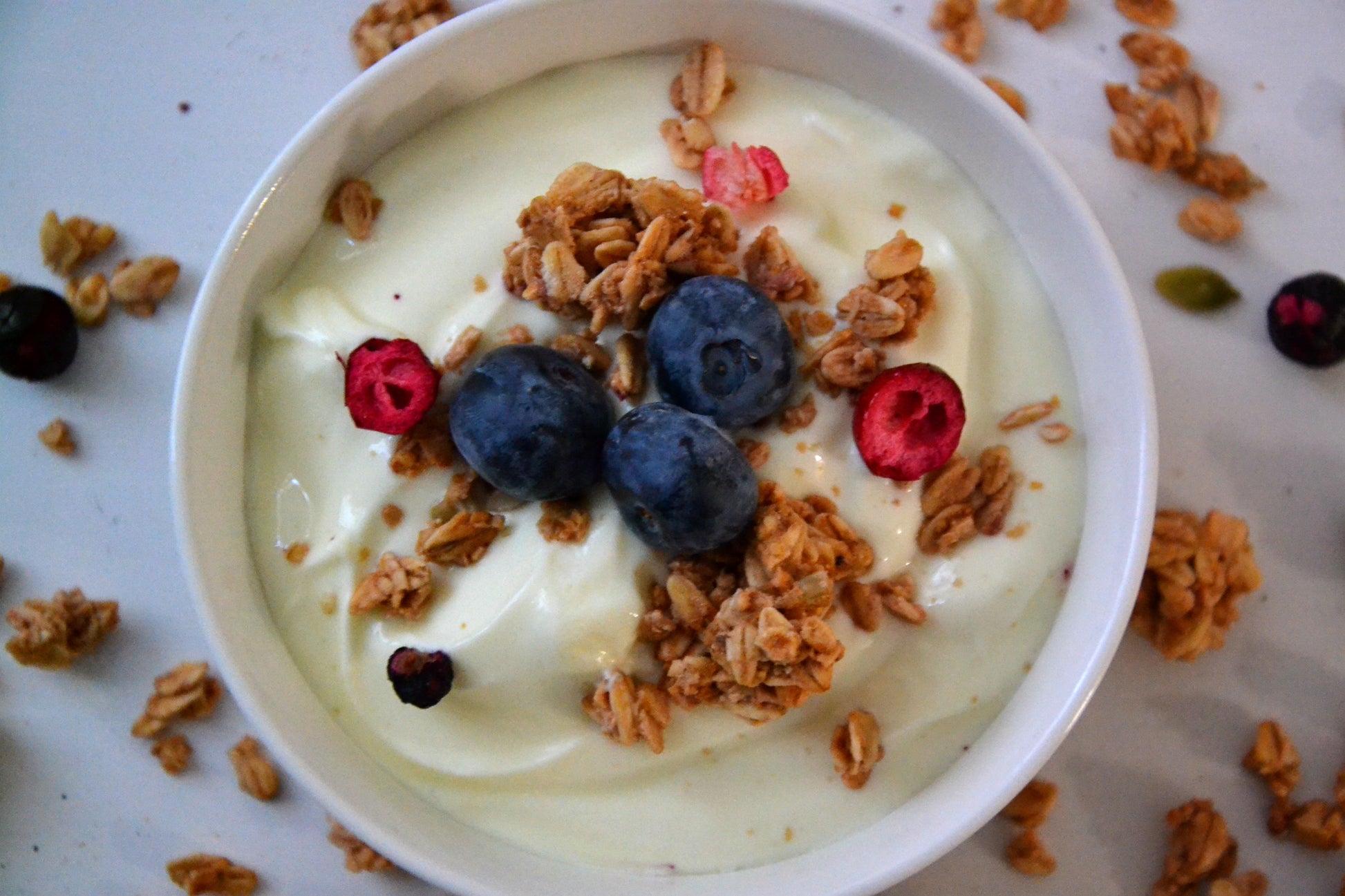 6 x Thick & Creamy Unsweetened Greek Style Yoghurt - Hansells Yoghurt UK